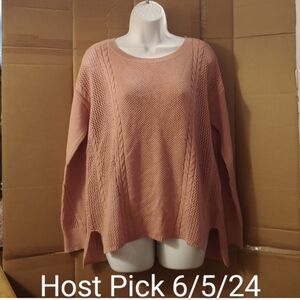 HP Women's American Eagle Pink Sweater, S